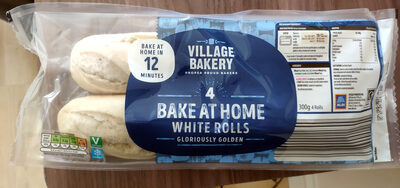 4 Bake at Home White Rolls
