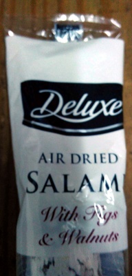 air dried salami with figs & walnuts